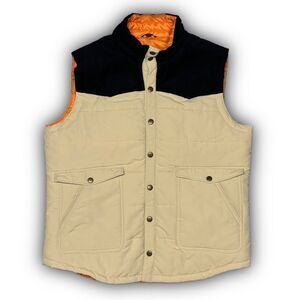 Stoic Men's Cream and Tan Gilet